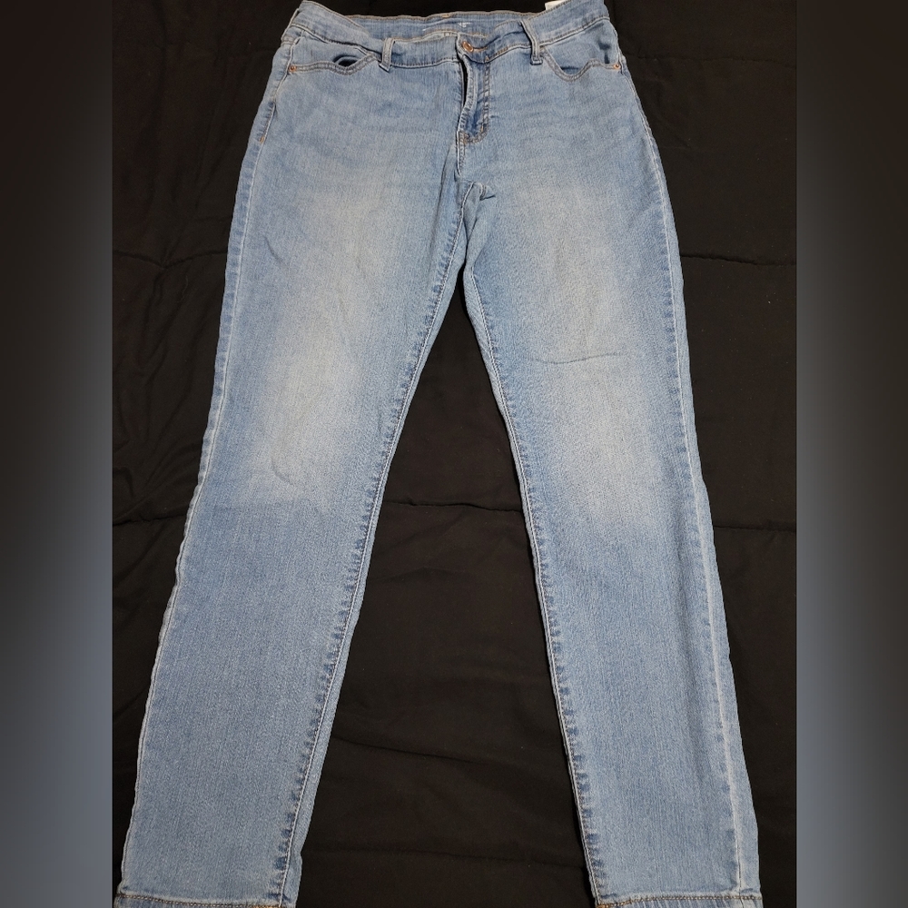 Light Denim Skinny Jeans